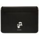 Karl Lagerfeld bag laptop 14" KLCS14SAKCPMK Saffiano Karl&Choupette laptop táska, fekete