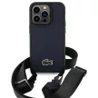 Lacoste LCHCP14LSPVCV iPhone 14 Pro 6.1" Iconic Petit Pique Crossbody tok, sötétkék