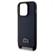 Lacoste LCHCP14LSPVCV iPhone 14 Pro 6.1" Iconic Petit Pique Crossbody tok, sötétkék