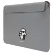 Karl Lagerfeld bag laptop 14" KLCS14SAKCPMG Saffiano Karl&Choupette laptop táska, ezüst