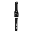 Karl Lagerfeld 3D Rubber Karl Head óraszíj Apple Watch 42/44/45/49mm tok, fekete