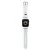 Karl Lagerfeld 3D Rubber Karl Head óraszíj Apple Watch 38/40/41mm tok, fehér