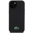Lacoste LCHMP15SSLOK iPhone 15 6.1" Silicone MagSafe tok, fekete