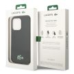 Lacoste LCHMP15XSLOK iPhone 15 Pro Max 6.7" Silicone MagSafe tok, fekete
