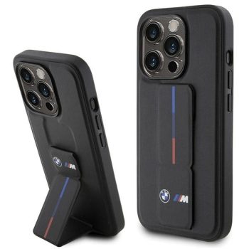   BMW BMHCP15X22GSLK iPhone 15 Pro Max 6.7" Grip Hot Stamp tok, fekete