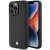 BMW BMHCP15L22RFGK iPhone 15 Pro 6.1" Leather Diamond Pattern tok, fekete