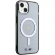 BMW BMHMP15SHCRS iPhone 15 6.1" hardcase tok, ezüst Ring MagSafe tok, átlátszó