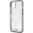 BMW BMHMP15SHCRS iPhone 15 6.1" hardcase tok, ezüst Ring MagSafe tok, átlátszó
