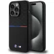 BMW BMHMP15L22SMPK iPhone 15 Pro 6.1" M Silicone Pattern MagSafetok, fekete