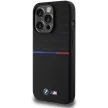 BMW BMHMP15L22SMPK iPhone 15 Pro 6.1" M Silicone Pattern MagSafetok, fekete