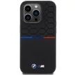 BMW BMHMP15L22SMPK iPhone 15 Pro 6.1" M Silicone Pattern MagSafetok, fekete
