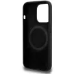 BMW BMHMP15L22SMPK iPhone 15 Pro 6.1" M Silicone Pattern MagSafetok, fekete