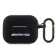 AMG AMAP2RBK AirPods Pro 2 (2022/2023) cover Silicone tok, fehér Logo tok, fekete