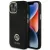 Guess GUHCP15SM4DGPK iPhone 15 6.1" Silicone Logo Strass 4G tok, fekete