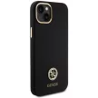 Guess GUHCP15M4DGPK iPhone 15 Plus / 14 Plus 6.7" Silicone Logo Strass 4G tok, fekete