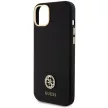 Guess GUHCP15M4DGPK iPhone 15 Plus / 14 Plus 6.7" Silicone Logo Strass 4G tok, fekete