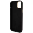 Guess GUHCP15M4DGPK iPhone 15 Plus / 14 Plus 6.7" Silicone Logo Strass 4G tok, fekete