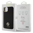 Guess GUHCP15M4DGPK iPhone 15 Plus / 14 Plus 6.7" Silicone Logo Strass 4G tok, fekete