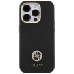 Guess GUHCP15LM4DGPK iPhone 15 Pro 6.1" Crossbody Cord 4G Print tok, fekete