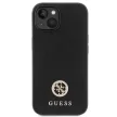 Guess GUHCP15MPS4DGPK iPhone 15 Plus / 14 Plus 6.7" Strass Metal Logo tok, fekete