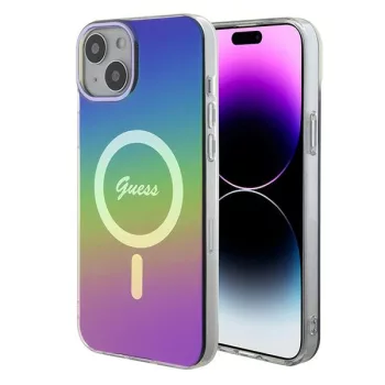   Guess GUHMP15MHITSK iPhone 15 Plus / 14 Plus 6.7" hardcase IML Iridescent MagSafe tok, színes