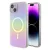 Guess GUHMP15MHITSP iPhone 15 Plus / 14 Plus 6.7" IML Iridescent MagSafe tok, rózsaszín
