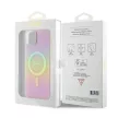Guess GUHMP15MHITSP iPhone 15 Plus / 14 Plus 6.7" IML Iridescent MagSafe tok, rózsaszín