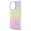 Guess GUHMP15LHITSP iPhone 15 Pro 6.1" IML Iridescent MagSafe tok, rózsaszín
