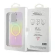 Guess GUHMP15LHITSP iPhone 15 Pro 6.1" IML Iridescent MagSafe tok, rózsaszín