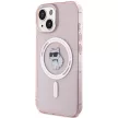 Karl Lagerfeld KLHMP15SHFCCNOP iPhone 15 6.1" IML Choupette MagSafe tok, rózsaszín