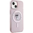 Karl Lagerfeld KLHMP15SHFCCNOP iPhone 15 6.1" IML Choupette MagSafe tok, rózsaszín