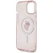 Karl Lagerfeld KLHMP15SHFCCNOP iPhone 15 6.1" IML Choupette MagSafe tok, rózsaszín