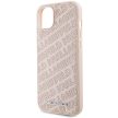Karl Lagerfeld KLHCP15MPQKPMP iPhone 15 Plus / 14 Plus 6.7" Quilted K Pattern tok, rózsaszín