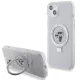 Karl Lagerfeld KLHMP15MHMRSKCH iPhone 15 Plus / 14 Plus 6.7" Ring Stand Karl&Choupettte MagSafe tok, fehér