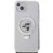Karl Lagerfeld KLHMP15MHMRSKCH iPhone 15 Plus / 14 Plus 6.7" Ring Stand Karl&Choupettte MagSafe tok, fehér