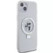 Karl Lagerfeld KLHMP15MHMRSKCH iPhone 15 Plus / 14 Plus 6.7" Ring Stand Karl&Choupettte MagSafe tok, fehér