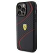 Ferrari FEHCP15XPTWK iPhone 15 Pro Max 6.7" hardcase Twist Metal Logo tok, fekete