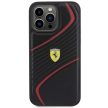 Ferrari FEHCP15XPTWK iPhone 15 Pro Max 6.7" hardcase Twist Metal Logo tok, fekete