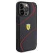 Ferrari FEHCP15XPTWK iPhone 15 Pro Max 6.7" hardcase Twist Metal Logo tok, fekete