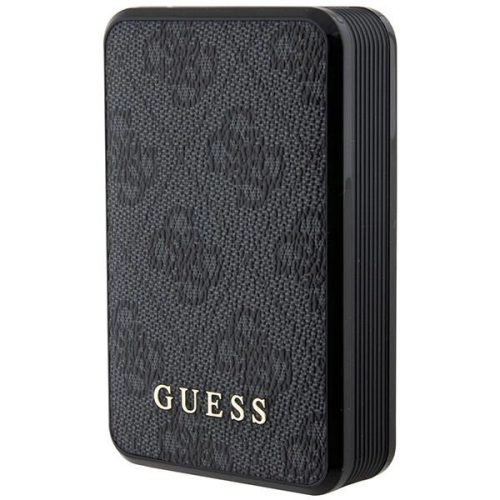 Guess 4G Leather Metal Logo Powerbank 18W GUPB10DP4GEGK 10000mAh, fekete