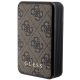 Guess 4G Leather Metal Logo Powerbank 18W GUPB10DP4GEGW 10000mAh, barna