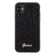 Guess Disco Metal Script hátlap, tok iPhone 11/Xr, fekete