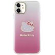 Hello Kitty HKHCN61HDGKEP iPhone 11 / Xr 6.1" IML Gradient Electrop Kitty Head tok, rózsaszín