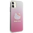 Hello Kitty HKHCN61HDGKEP iPhone 11 / Xr 6.1" IML Gradient Electrop Kitty Head tok, rózsaszín
