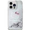 Hello Kitty HKHCN61LIKHET iPhone 11 / Xr 6.1" Liquid Glitter Charms Kitty Head tok, ezüst