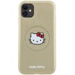 Hello Kitty Leather Kitty Head MagSafe case iPhone 11/Xr tok, arany
