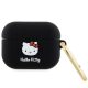 Hello Kitty HKAP3DKHSK Airpods Pro cover Silicone 3D Kitty Head tok, fekete