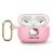 Hello Kitty HKA33DKHSP Airpods 3 cover Silicone 3D Kitty Head tok, rózsaszín