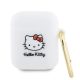 Hello Kitty HKA23DKHSH Airpods 1/2 cover Silicone 3D Kitty Head tok, fehér