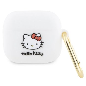  Hello Kitty HKA33DKHSH Airpods 3 cover Silicone 3D Kitty Head tok, fehér